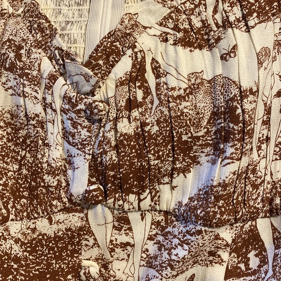 REFORMATION Fairway Rousseau Print Long Sleeve Midi Dress - Picture 8 of 11